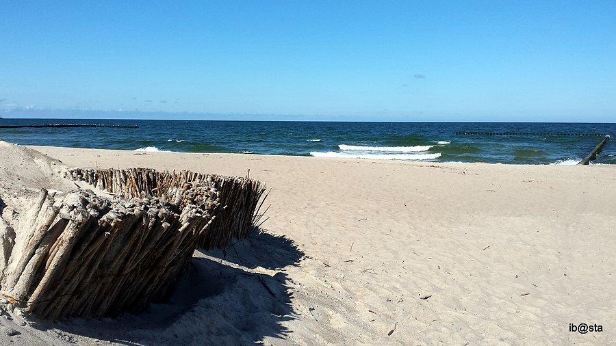 Plaża w okolicach Darłówka