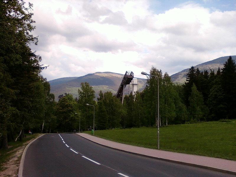 Widok na skocznię