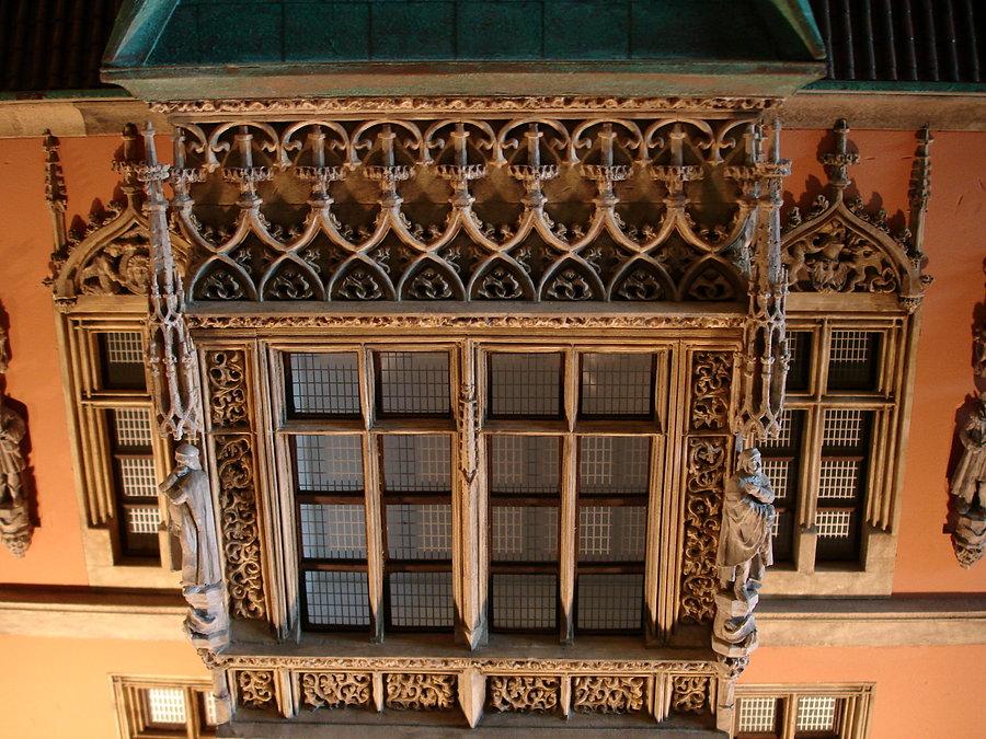Fragment miniatury wrocławskiego ratusza