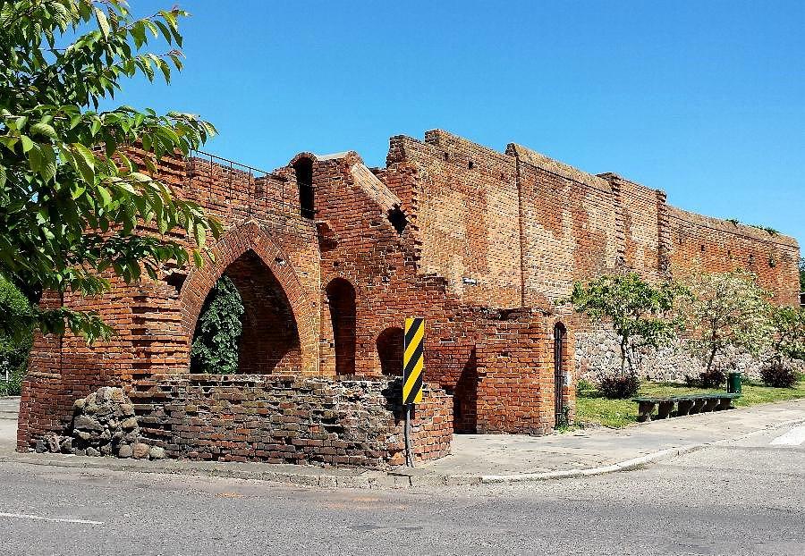 Fragment murów obronnych w Pyrzycach
