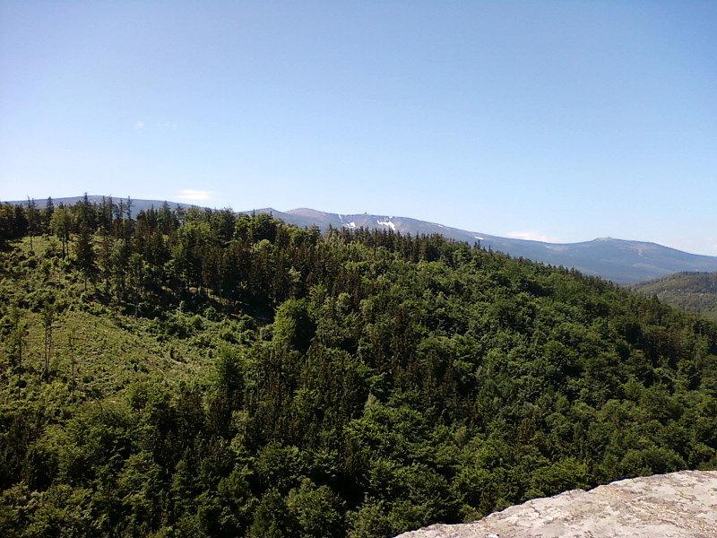 Widok w stronę Karkonoszy