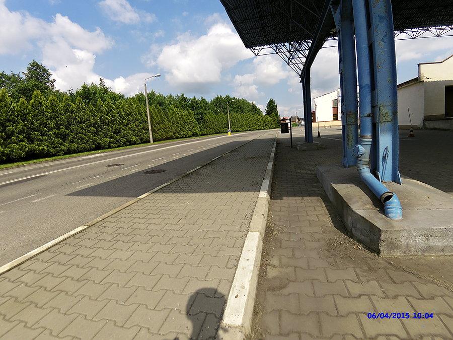 Gołkowice przejście graniczne - miejsce gdzie czekam na Gustava i Pawła