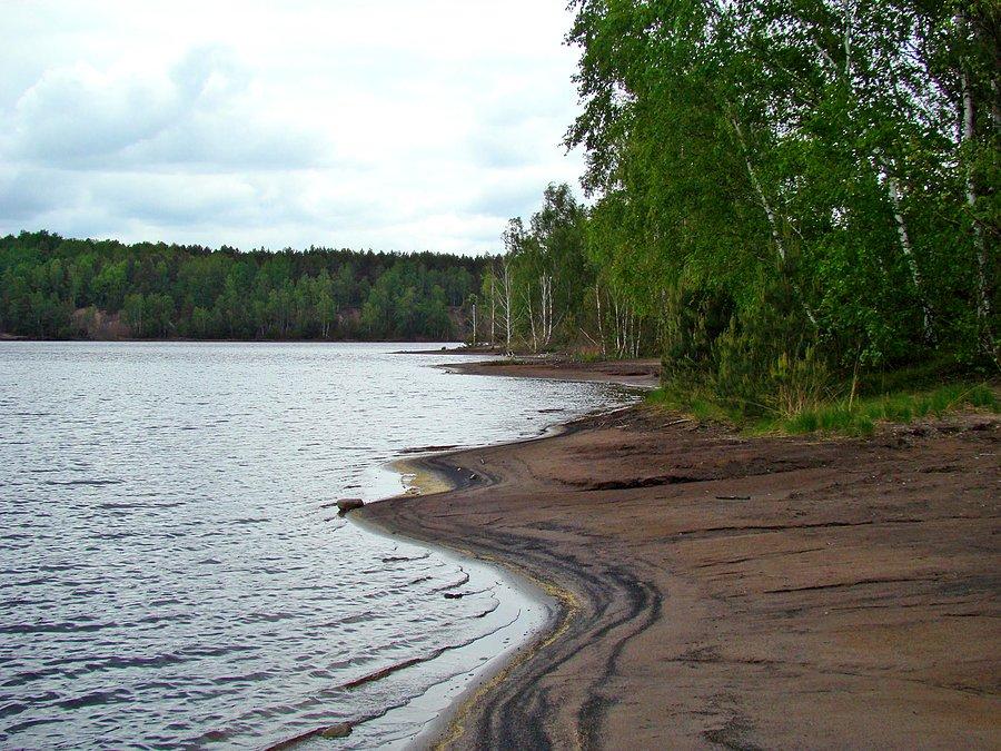 Brzeg wyrobiska pokopalnianego Afryka