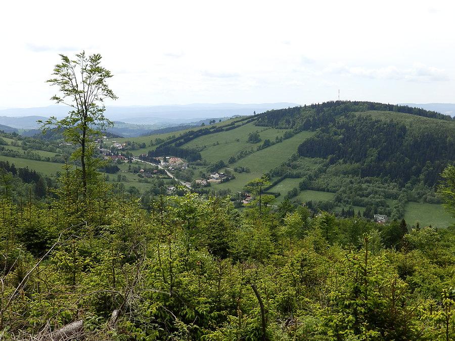Widok na Sokolec