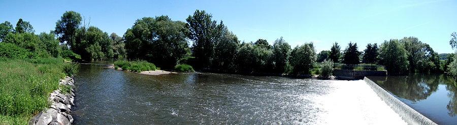 Rzeka Opava w Háj ve Slezsku