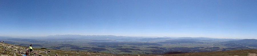 Panorama z Babiej