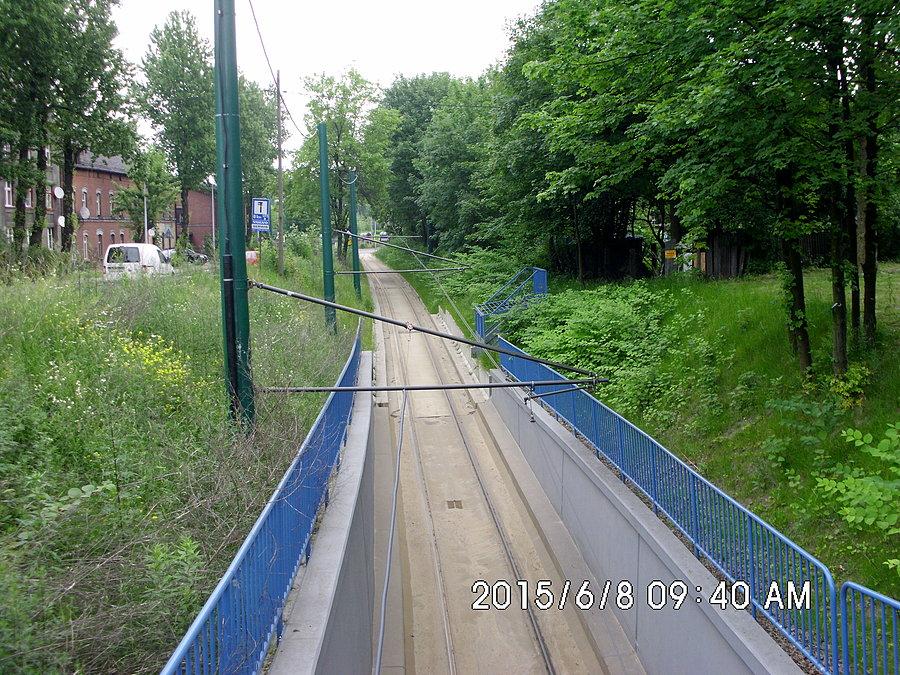 Jednotorowa linia tramwajowa w Chebziu
