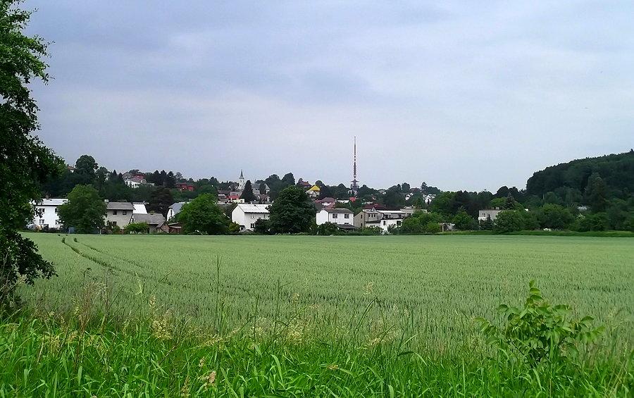Widoki w drodze do Hlučína