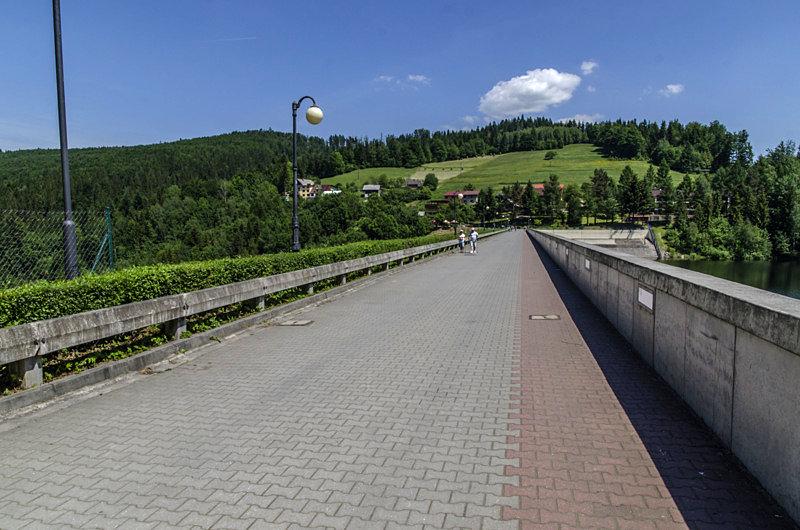 Na tamie w Wiśle Czarne