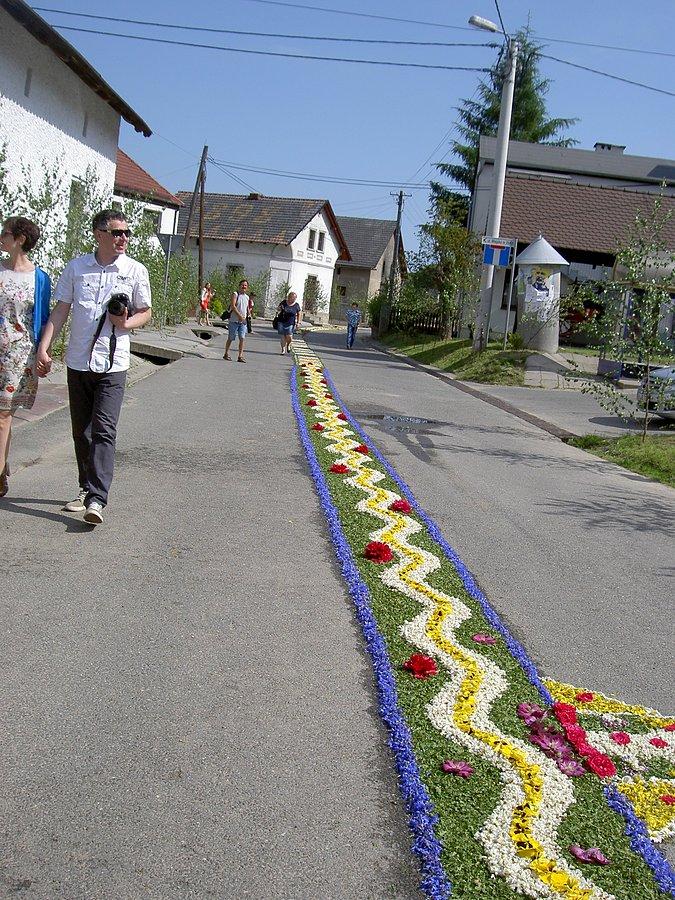 Dywan z kwiatów w Kluczu