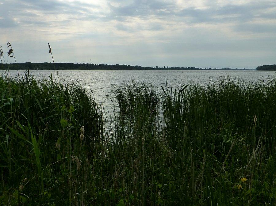 Jezioro Zegrzyńskie, Widok z Zegrza w kierunku zapory