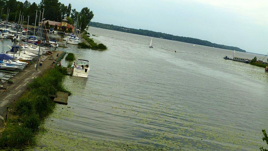 Jezioro Zegrzyńskie. Ujście Kanału Królewskiego w Nieporęcie