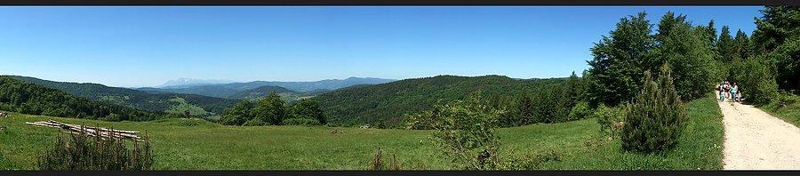 Widoczek z Bacówki nad Wierchomlą2