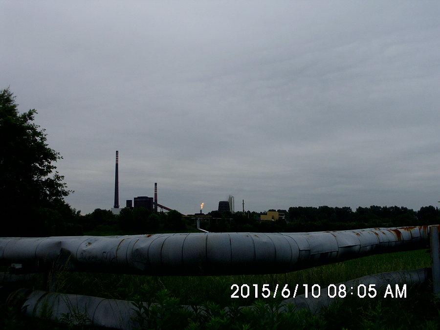 Koksownia Jadwiga w Zabrzu Biskupicach od strony Osiedla Młodego Górnika