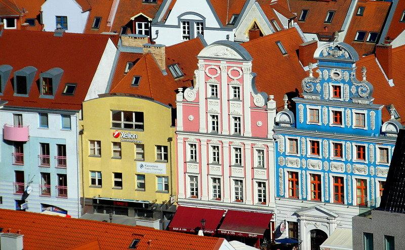 Widok na Szczecin z katedry