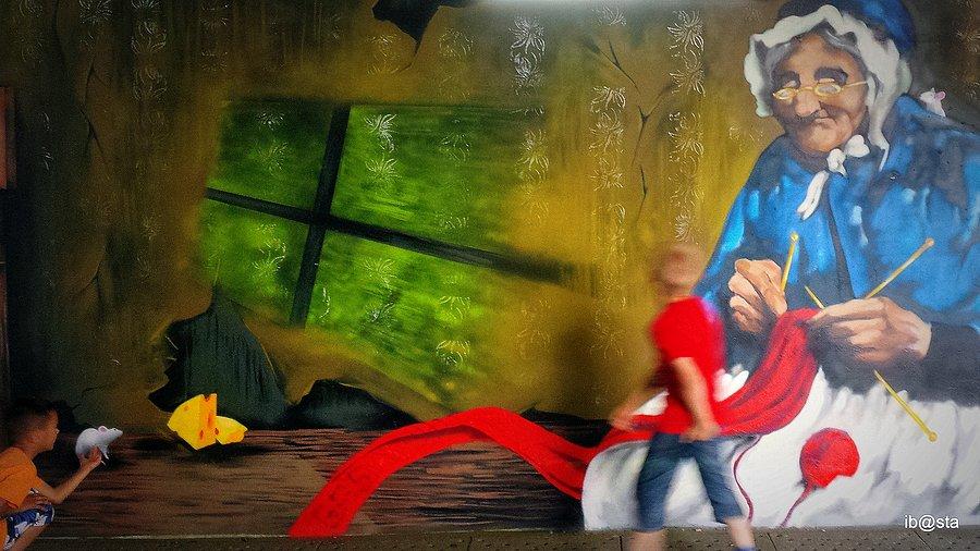 Graffiti Jam Sosnowiec 2015 ... się mi trochę rozmazało jakbym w czasie jazdy robił ;)