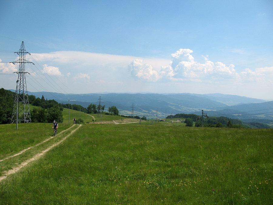 W drodze na Pustę Wielką (1061 m.n.p.m)