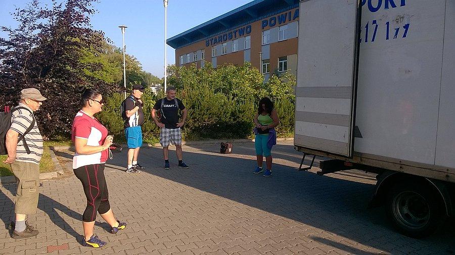 Zbiórka i pakowanie rowerów w Policach