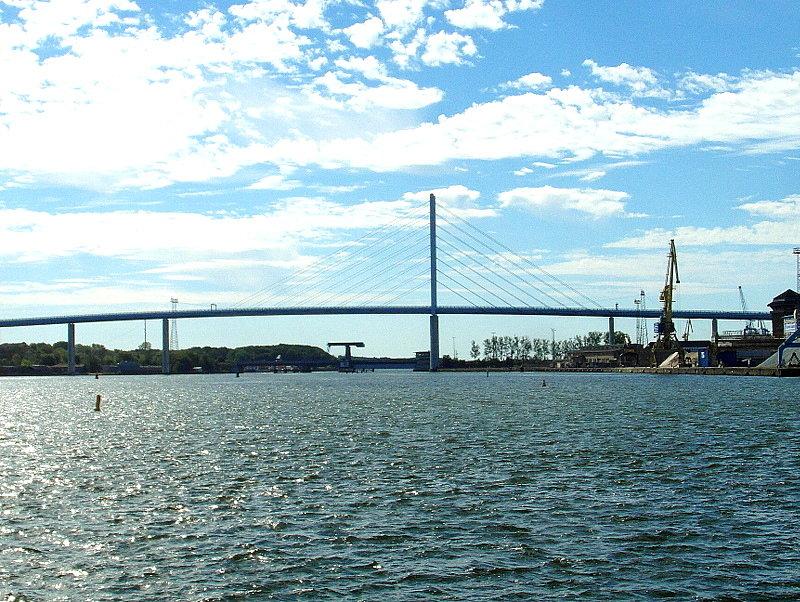Widok na most - Stralsund - Rugia