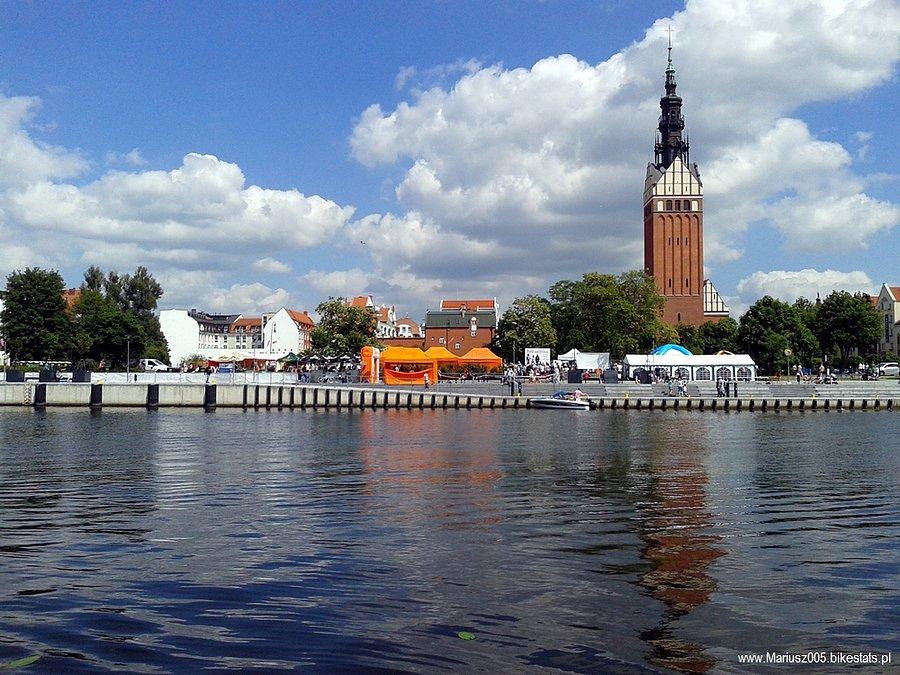 Nad rzeką w Elblągu