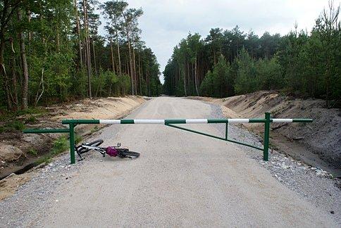 Przy bramce autostradowej