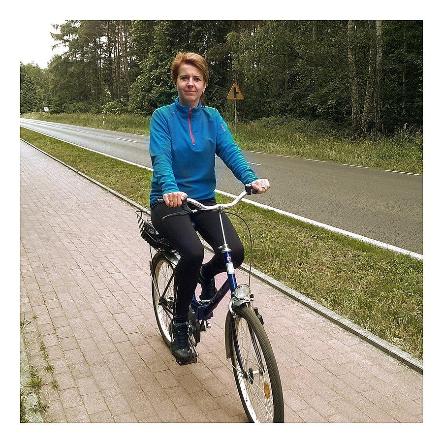 Agnieszka w drodze do Tanowa