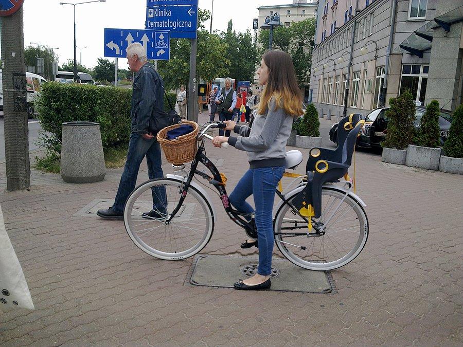 Stołeczna cyklistka