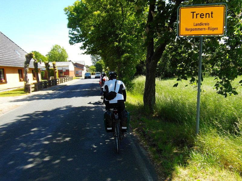 Wjeżdżamy do Trent - Rugia