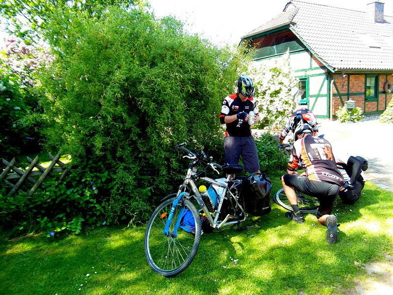 Naprawa roweru Wieśka - Rugia
