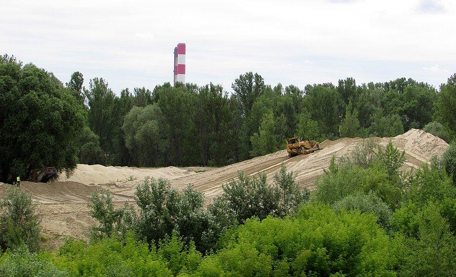 Piaskarnia przy Moście Siekierkowskim