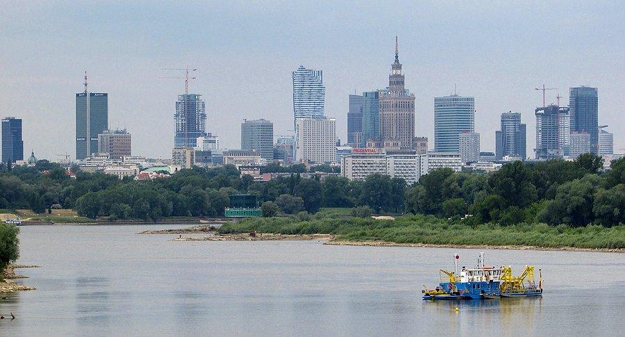 Centrum z Mostu Siekierkowskiego
