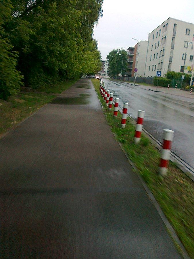 A właściwie mżyło