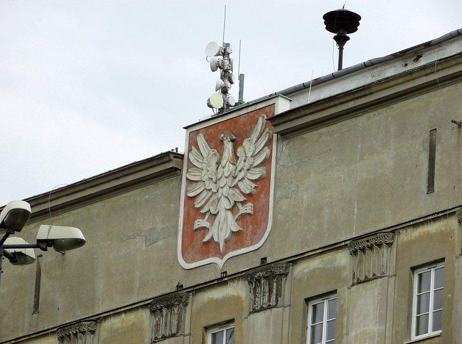 Orzeł z Akademika na pl. Narutowicza