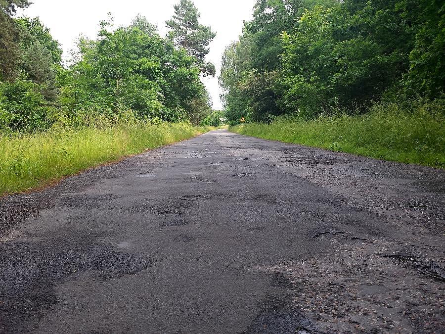 Lepszy odcinek drogi z Sulina do Barzkowic