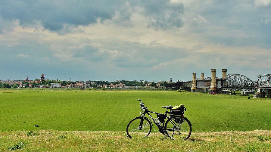 Okolice Tczewa. Panorama Tczewa