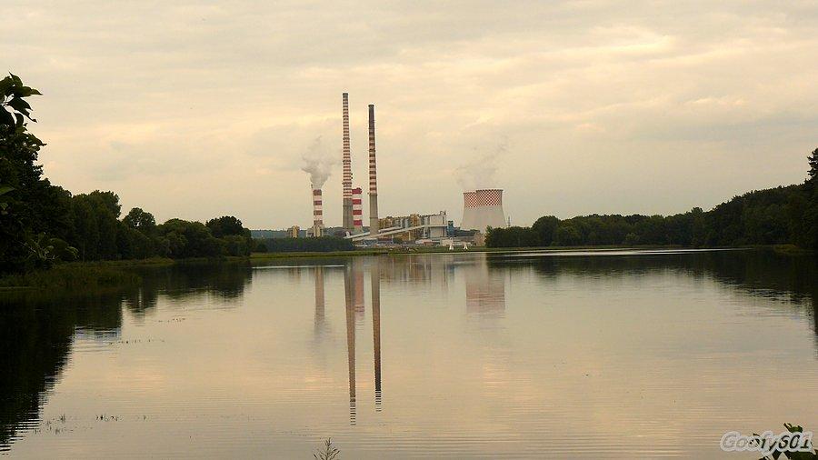 Elektrownia Rybnik - ujęcie romantyczne :P