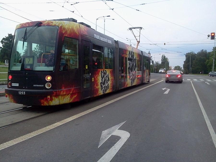 Tramwaj w Ostrawie-Porubie