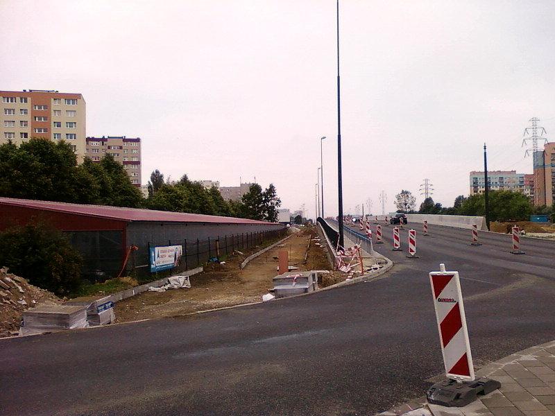 Budowa nowej DDR koło estakady