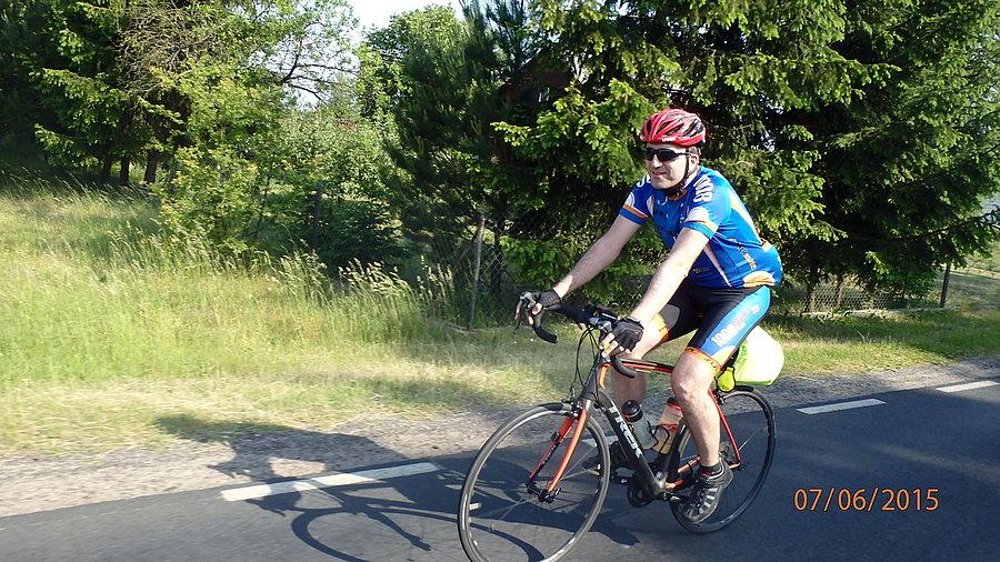 Brevet 600. Darek z lewego półprofilu