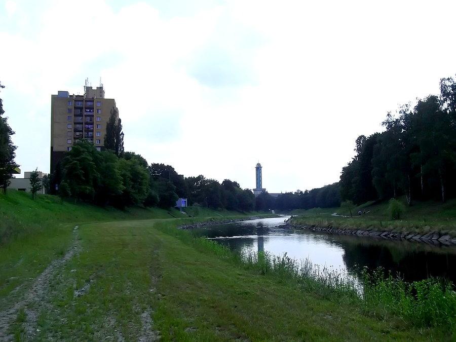 Kawałek wróciłem ścieżką po drugiej stronie Odry i dojechałem do Ostravy. Tu zawróciłem i przez Antošovice do domu