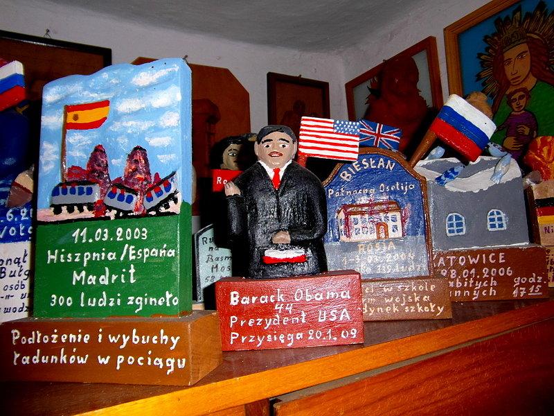 Prywatny skansen twórcy ludowego Józefa Chełmowskiego w Brusach Jaglie