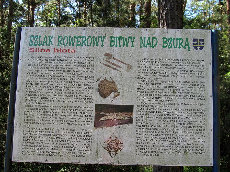 Silne Błota - Rowerowy szlak Bitwy nad Bzurą