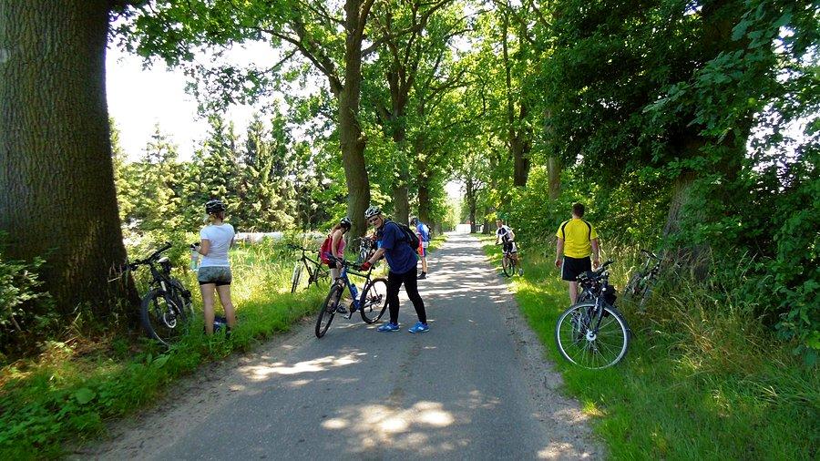 I znowu przerwa w miejsu gdzie w czasie maratonu MTB jest bufet