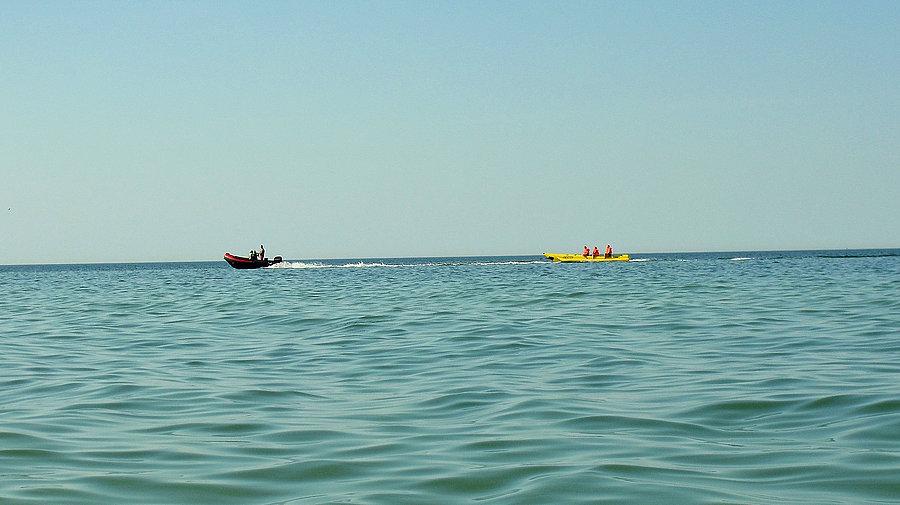 Skandia Maraton Lang Team w Krokowa 2015 r.Po wyścigu - plażowanie w Dębkach