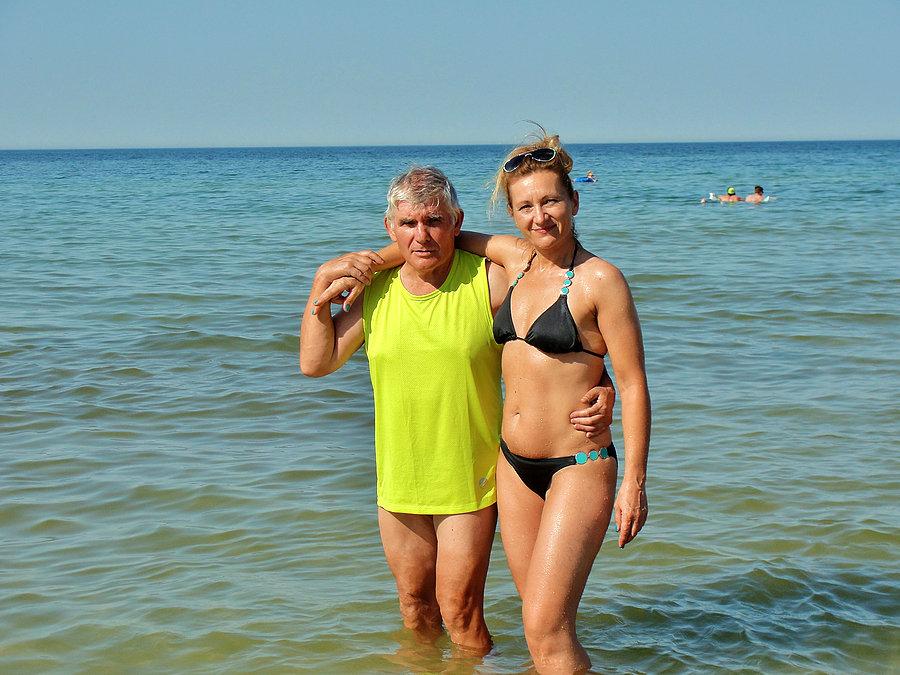 Skandia Maraton Lang Team w Krokowa 2015 r.Po wyścigu - plażowanie w Dębkach