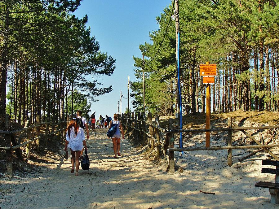 Skandia Maraton Lang Team w Krokowa 2015 r.Po wyścigu - plażowanie w Dębkach