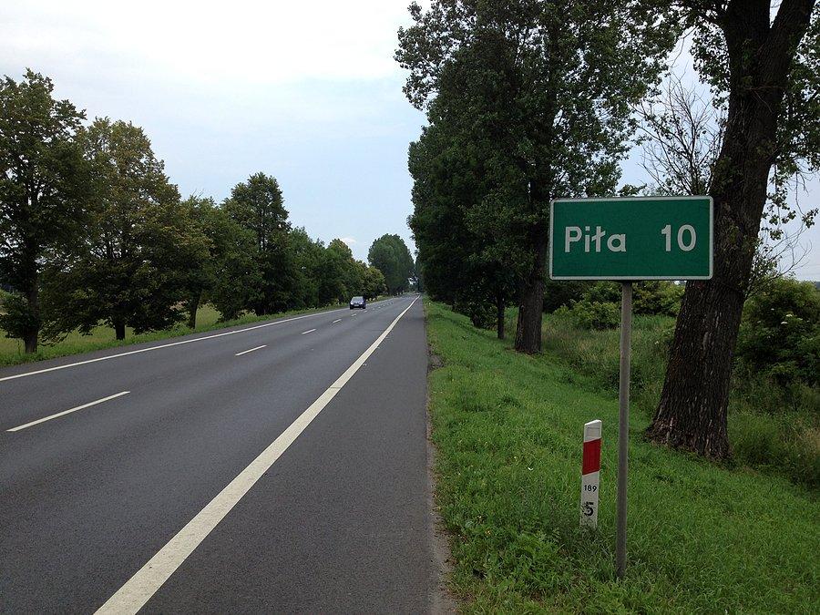 Piła 10 km - kierunek Ługi Ujskie