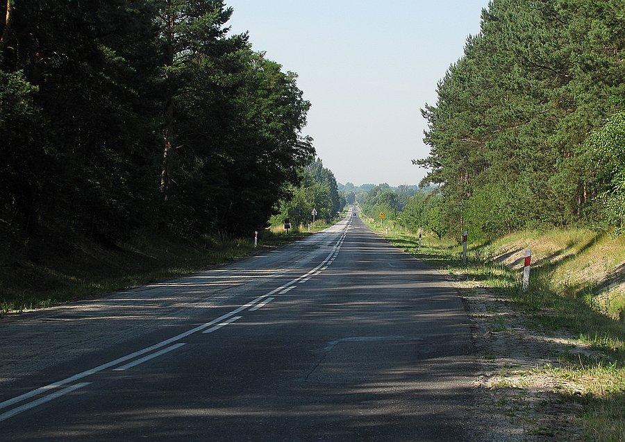 Upierdliwe dłuuuugie proste w stronę Słupi