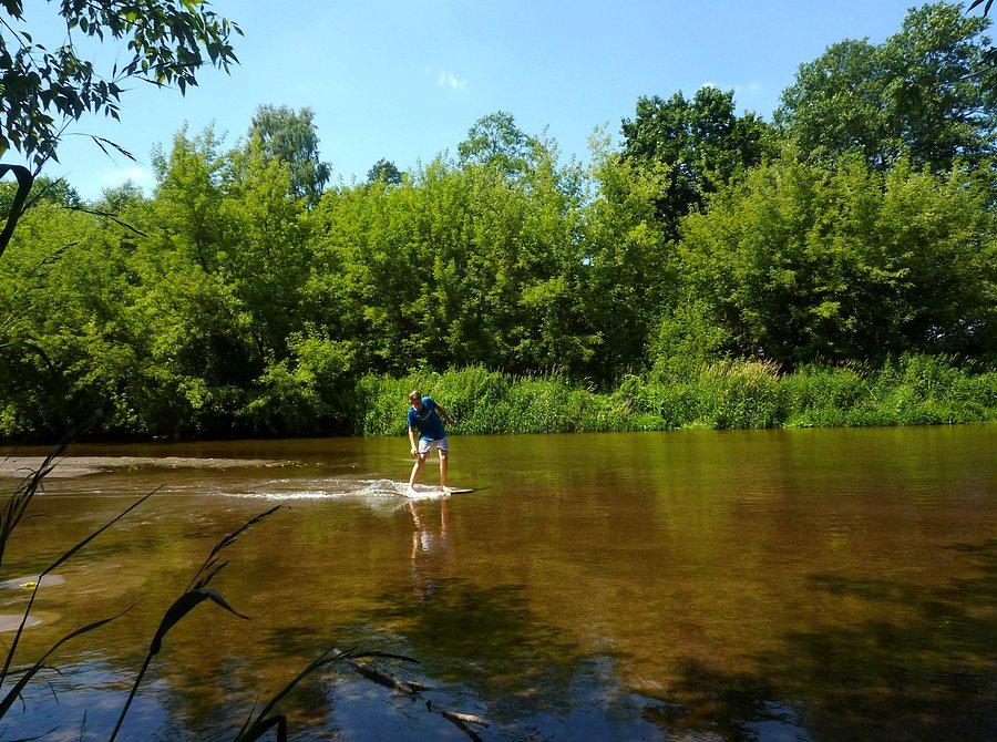 Skimboarding na Świdrze