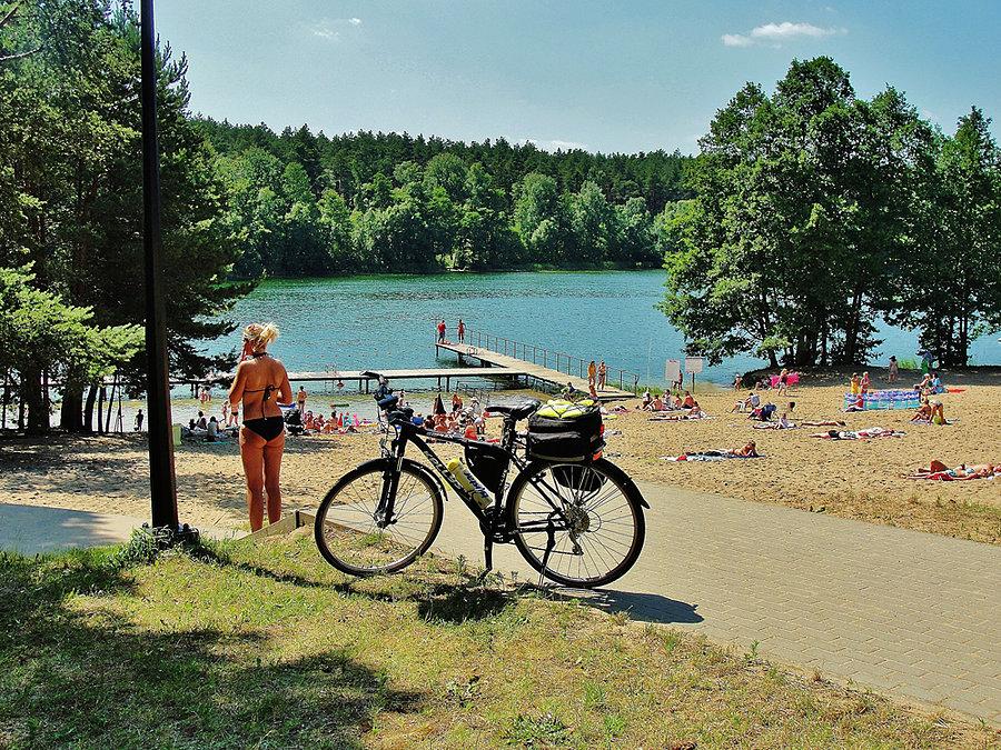 Wycieczka do Borówna - kąpanie ... Jezioro Borówno Wielkie